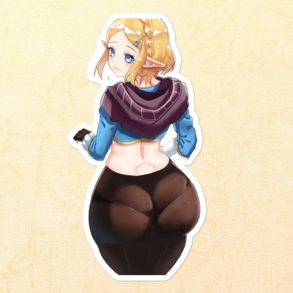 Sexy Princess Zelda Bubble-free stickers (Customizable) - Picture 1 of 3